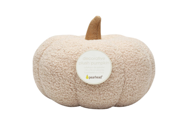 Cream Sherpa Pumpkin Pillow