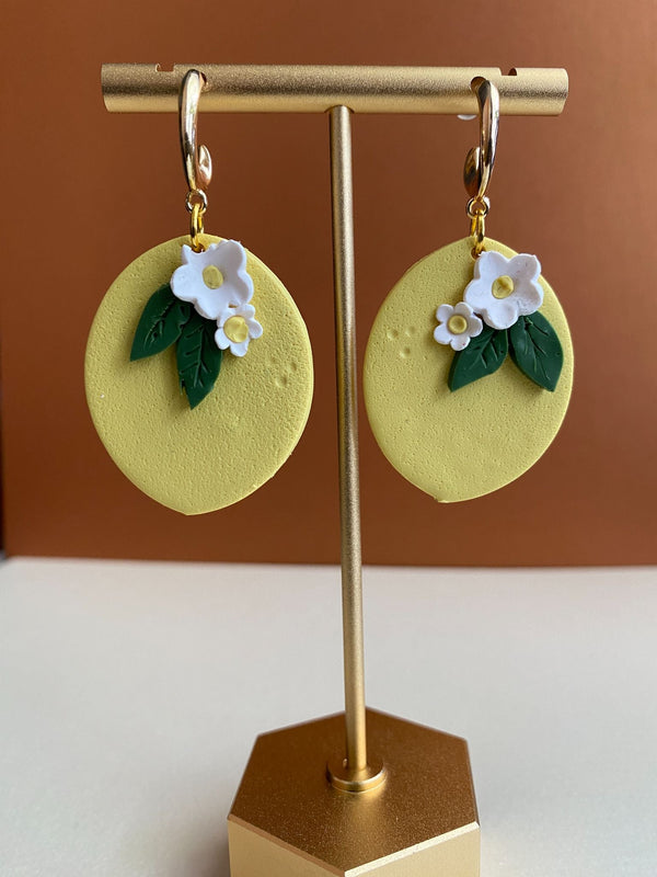 Zesty Lemon Earrings - 1