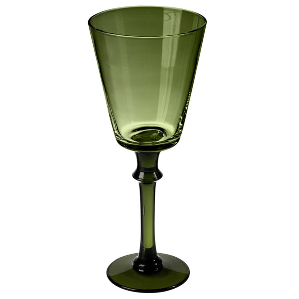 Fairfax Wine Glass - Olive