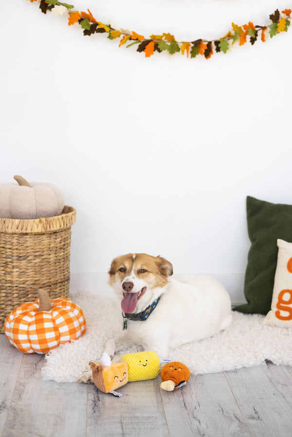 Cream Sherpa Pumpkin Pillow