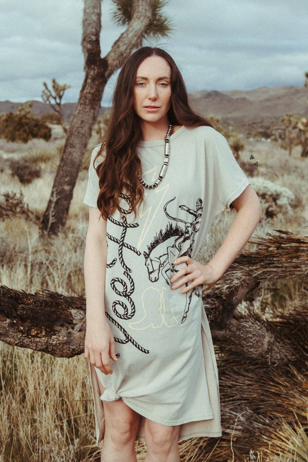 Yeepee Ye Haw T-Shirt Dress