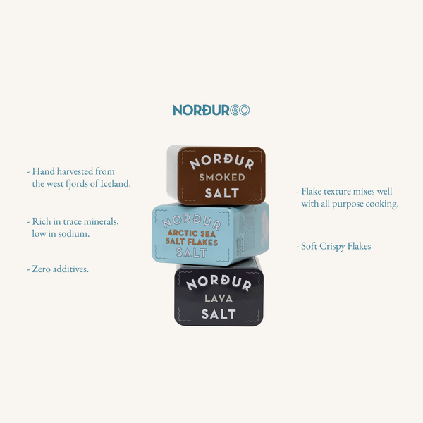 Nordur Salt-Arctic Sea Salt- Premium Tin Can