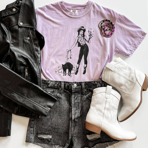 Witchy Cowgirl Halloween Tee