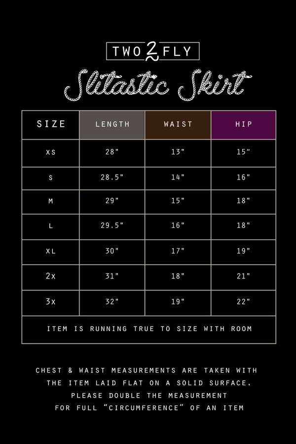 Slitastic Skirt - Saddle Satin