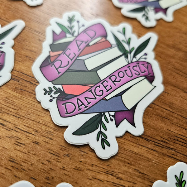 Read Dangerously Sticker - 3