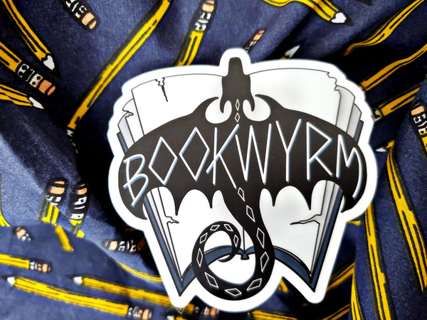 Bookwyrm Dragon Sticker - 2