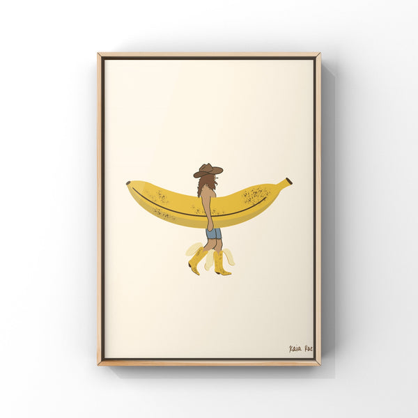 Banana Cowboy Art Print - 1