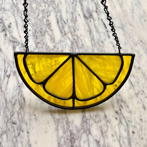 Stained Glass Lemon Slice - 1