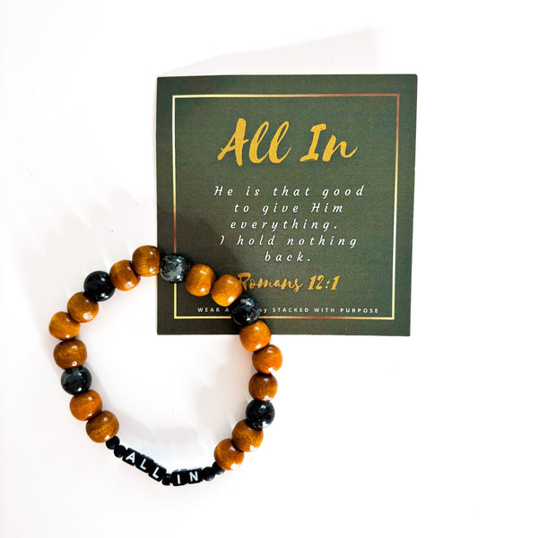 ALL IN -Men's Bracelet - 1