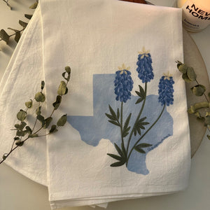 Texas Bluebonnet Tea Towel - 1