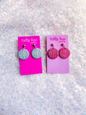 Disco Ball Clay Earrings - 1