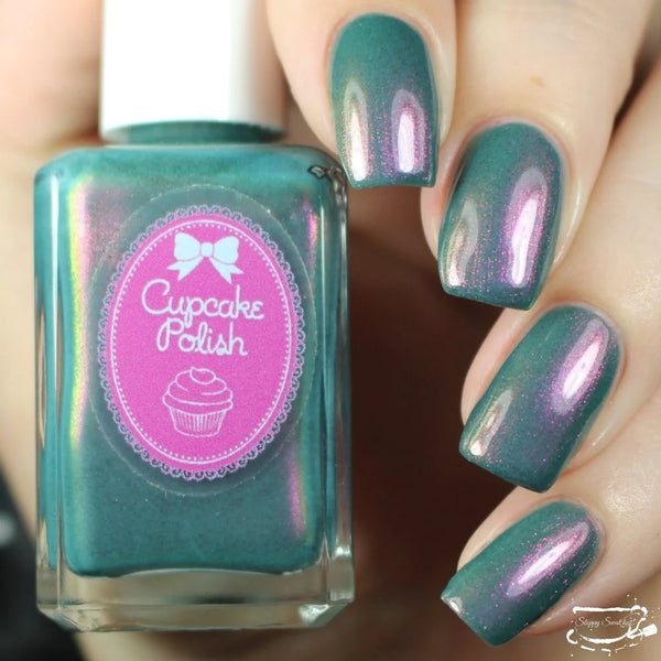 Keeping It Reel - Teal Nail Polish - 4