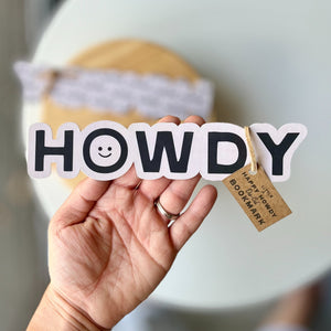 Happy Little Howdy Bookmark - 1