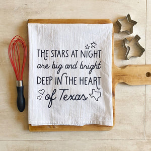 Deep in the Heart of Texas Flour Sack Tea Towel - 1