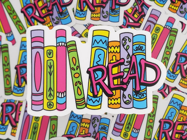 90s Vibes Read Sticker - 3