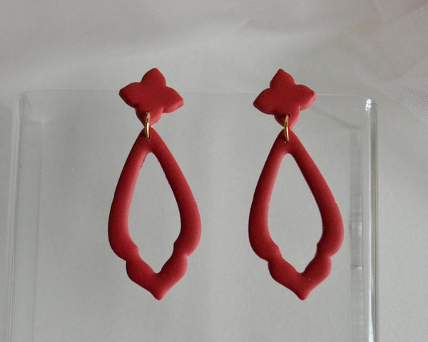 Elegant Evelynn Clay Dangles - 4