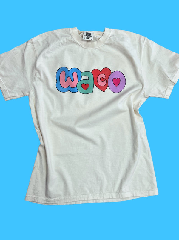 Waco Happy Letters Tee - 1