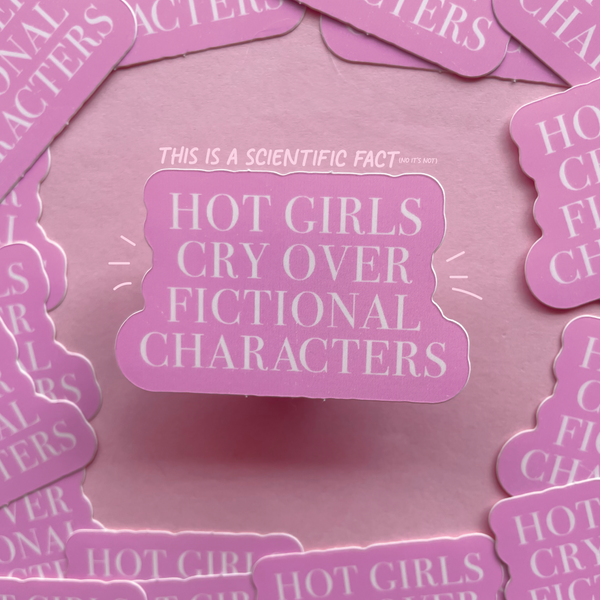 Hot Girls Cry Sticker - 2