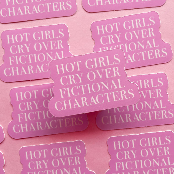 Hot Girls Cry Sticker - 1