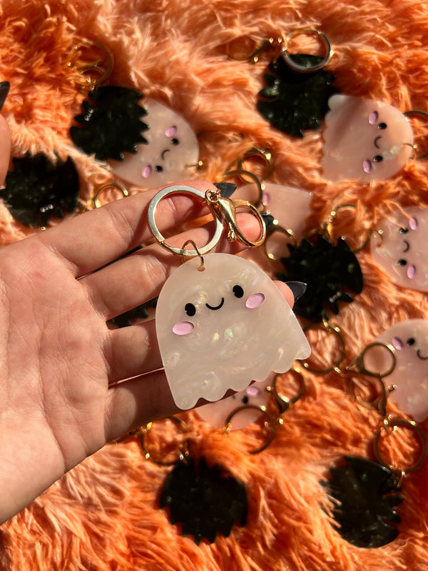 Acrylic Ghost Keychain - 1