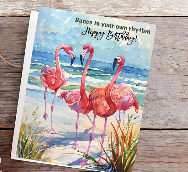 Dance to your own rhythm- Happy Birthday card - 1