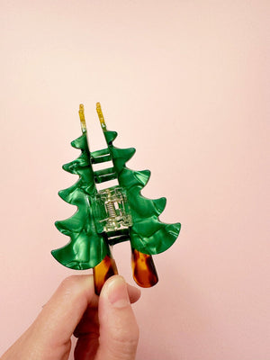 Christmas Tree Hair Claw Clip - 1