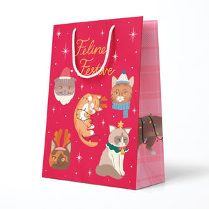 Christmas Cats AGift Bag - 1