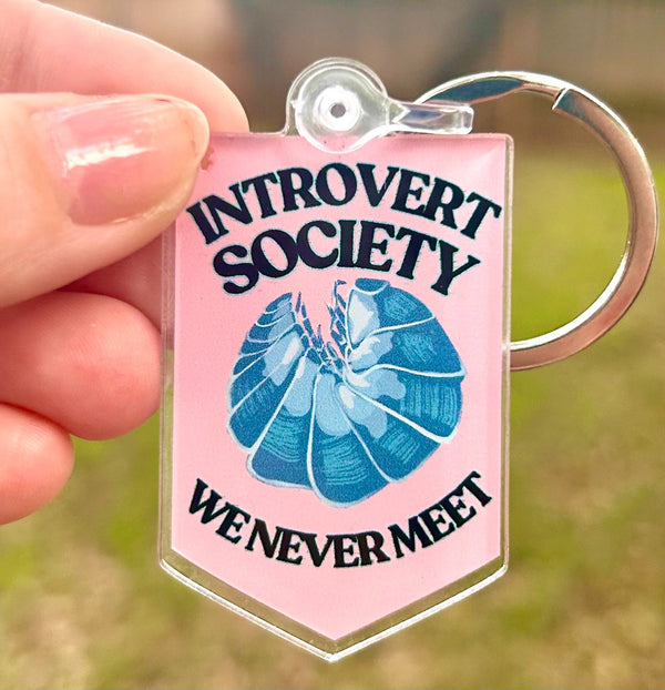 Introvert Society Keychain - 1