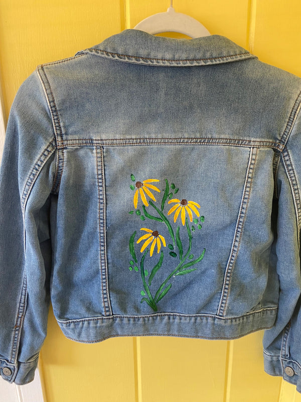 Children’s Handpainted Denim Jacket - 2