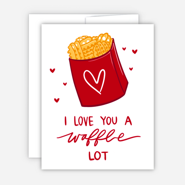 Love You a Waffle Lot Card - 1