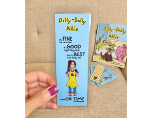 Dilly-Dally Allie Laminated Bookmark - 1