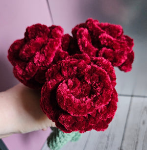 Handmade Crochet Rose Bouquet - 1