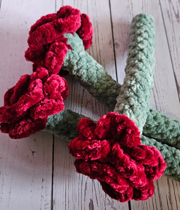 Handmade Crochet Rose Bouquet - 2