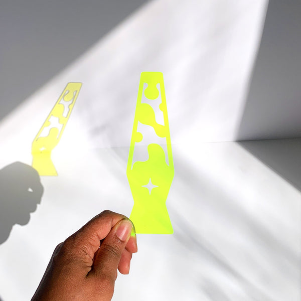 Colorful Lava Lamp Lasercut Acrylic Bookmark - 6