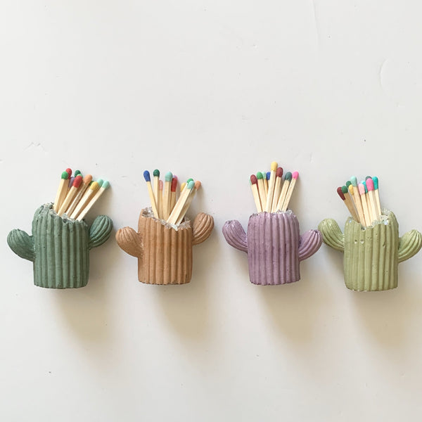 Cactus Match Stick Holder - 1