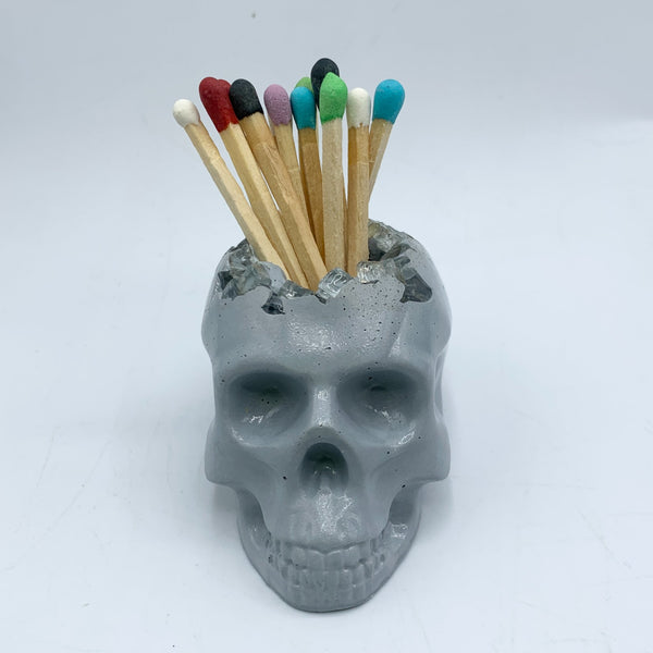 Skull Match Stick Holder - 1