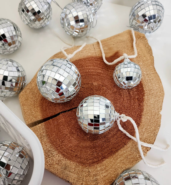 Disco Ball Car Charm and Boho Home Decor Accessory - 3