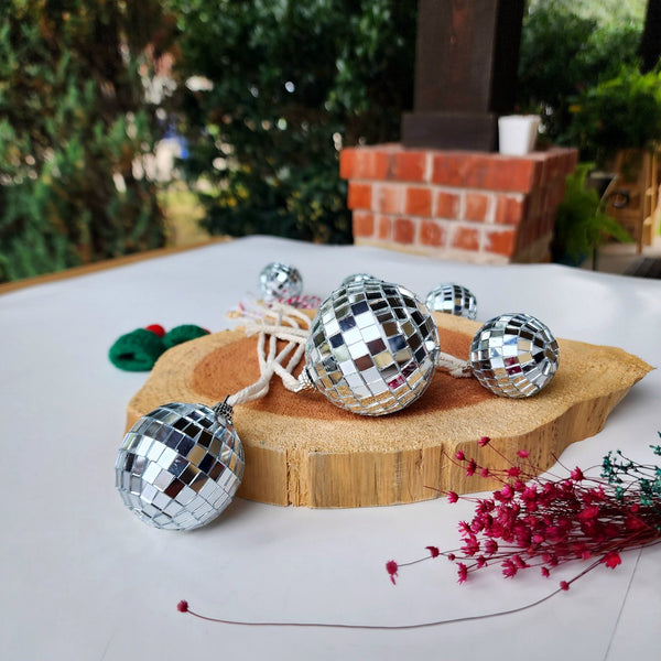 Disco Ball Car Charm and Boho Home Decor Accessory - 6