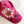 Load image into Gallery viewer, Magenta hand-painted white daisy ball cap - 1
