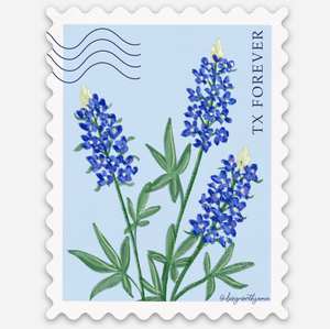 Bluebonnet Stamp Sticker - 1