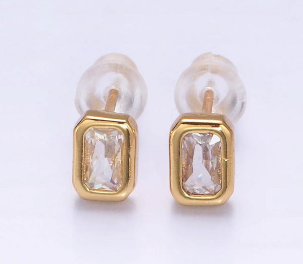 Baguette Cz Studs - 1