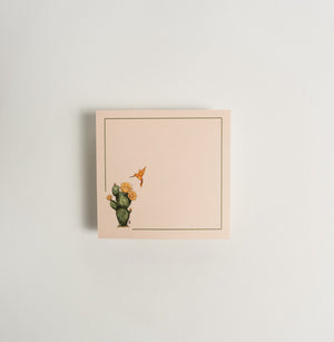 Cactus and Hummingbird Sticky Notes - 1