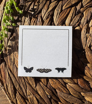 Black Butterflies Sticky Notes - 1