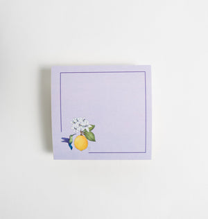 Hummingbird and Lemon Fruit Sticky Notes - 1