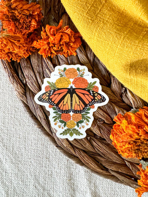 Monarch Butterfly Sticker - 1