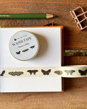 Black Butterflies Washi Tape - 1