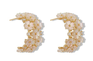 Shell Flower Hoops - 1