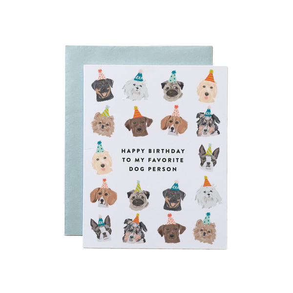 Dog Person Birthday Card