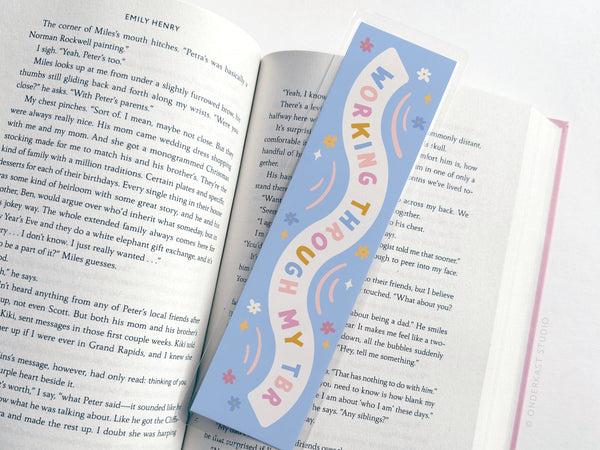 Working Through My TBR Laminated Bookmark