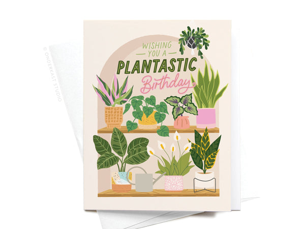 Wishing You a Plantastic Birthday Greeting Card – RS